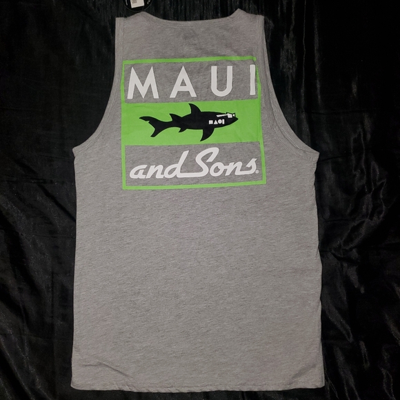 Maui and Sons Tank Top, Gray, Small - Picture 5 of 5